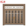 Main muti leaves Door Designs Wrought Iron Doors from China